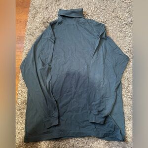 Long Sleeve Turtleneck Shirt Size Large